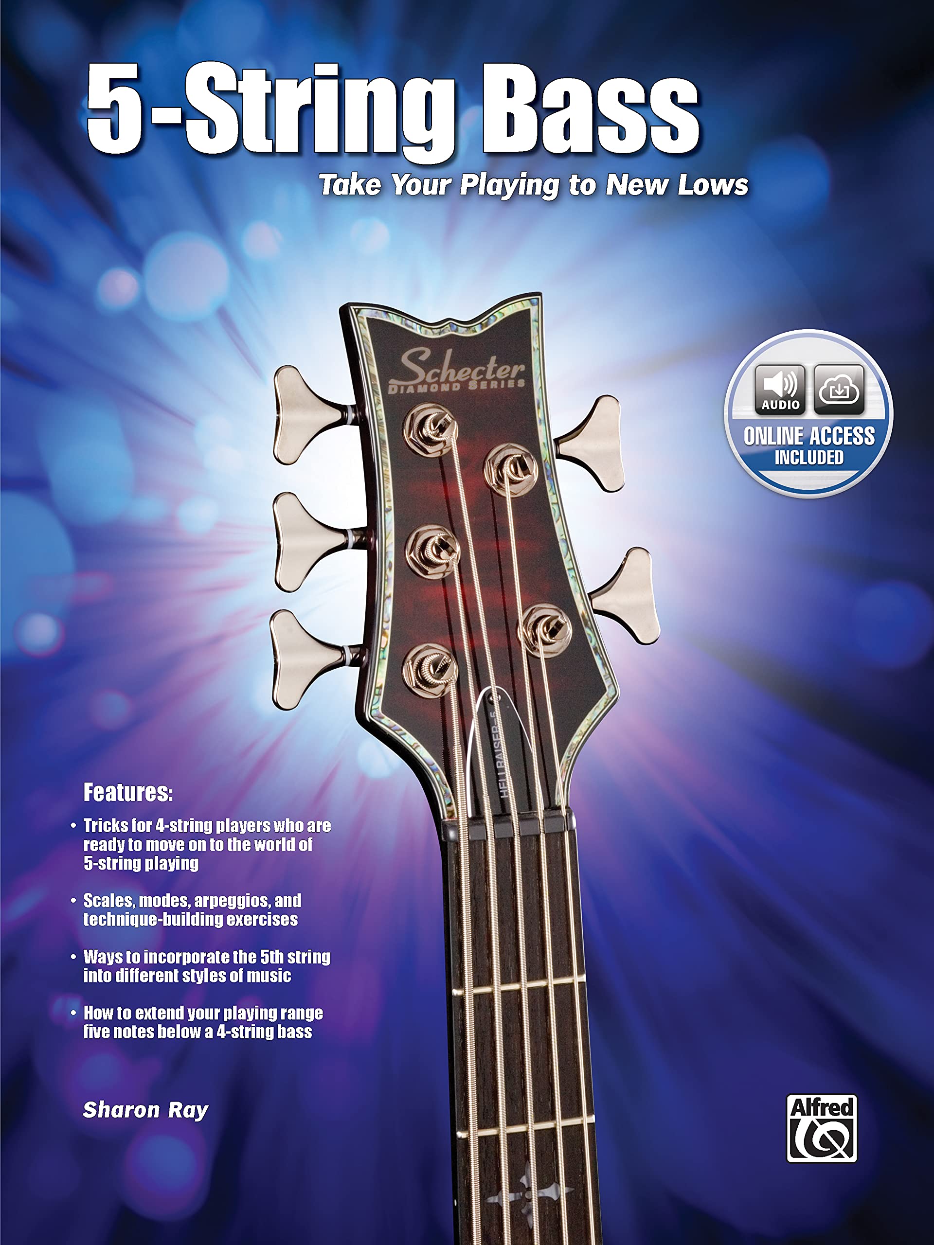 5String Bass: Taking Your Playing to New Lows, Book & Online Audio (National Guitar Workshop),Used