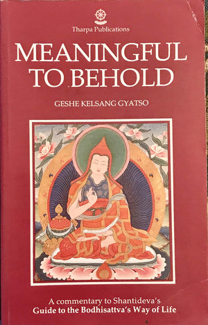 Meaningful to Behold: A Commentary to Shantideva's Guide to the Bodhisattva's Way of Life,Used