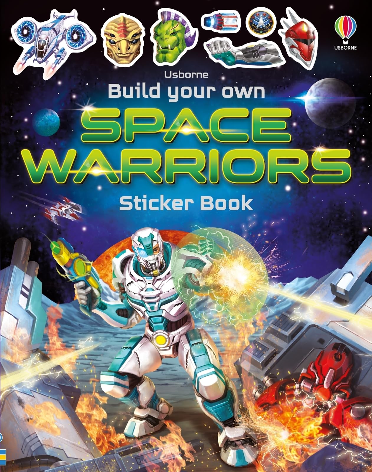 Build Your Own Space Warriors Sticker Book (Build Your Own Sticker Book),New