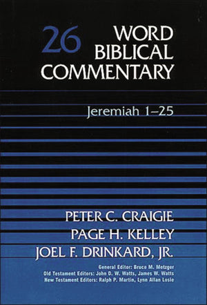 Word Biblical Commentary Vol. 26, Jeremiah 125 (craigie/kelley/drinkard), 438pp,Used