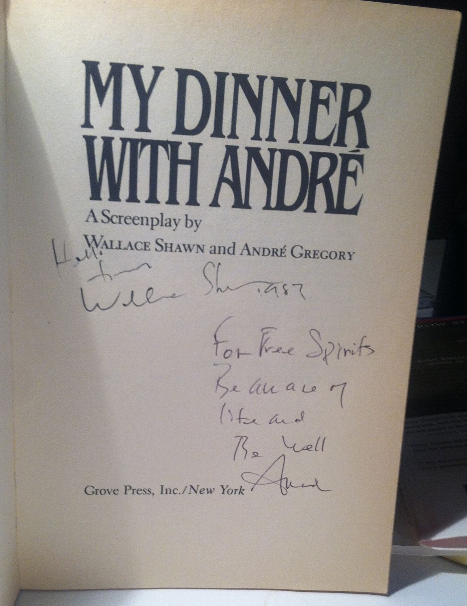 My Dinner with Andrae: A Screenplay,Used