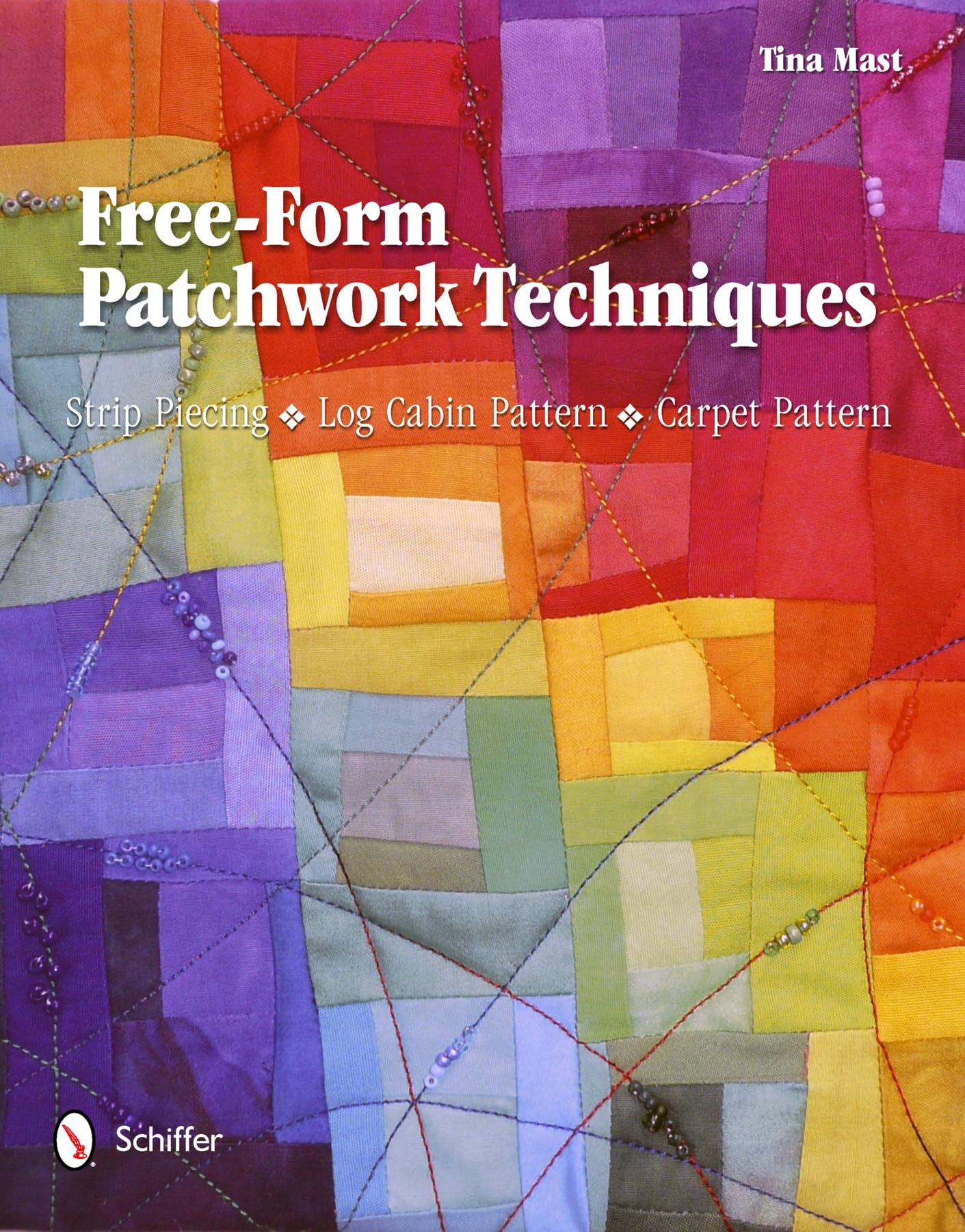 FreeForm Patchwork Techniques: Strip Piecing, Log Cabin Pattern, Carpet Pattern,Used