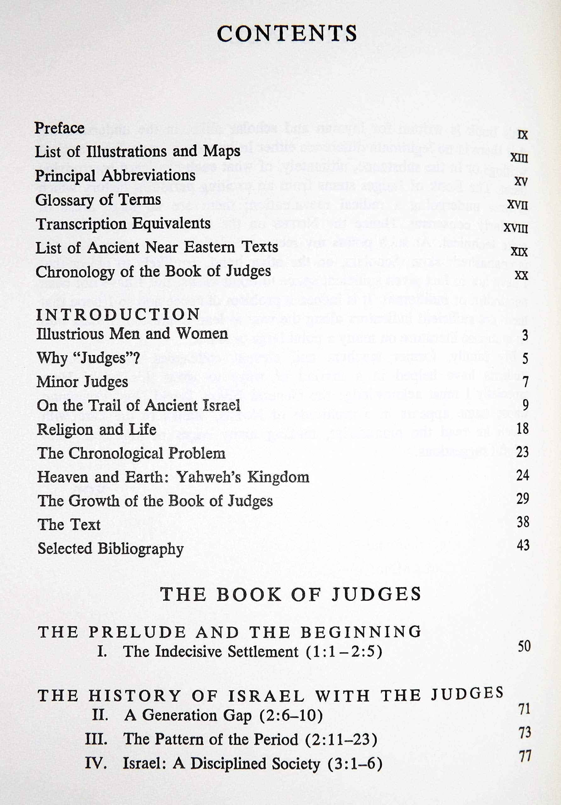 Judges (The Anchor Bible, Vol. 6A)