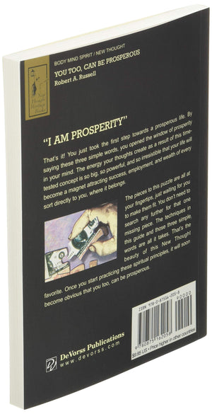 YOU TOO CAN BE PROSPEROUS: The Spiritual Secrets of Abundance and Prosperity,Used