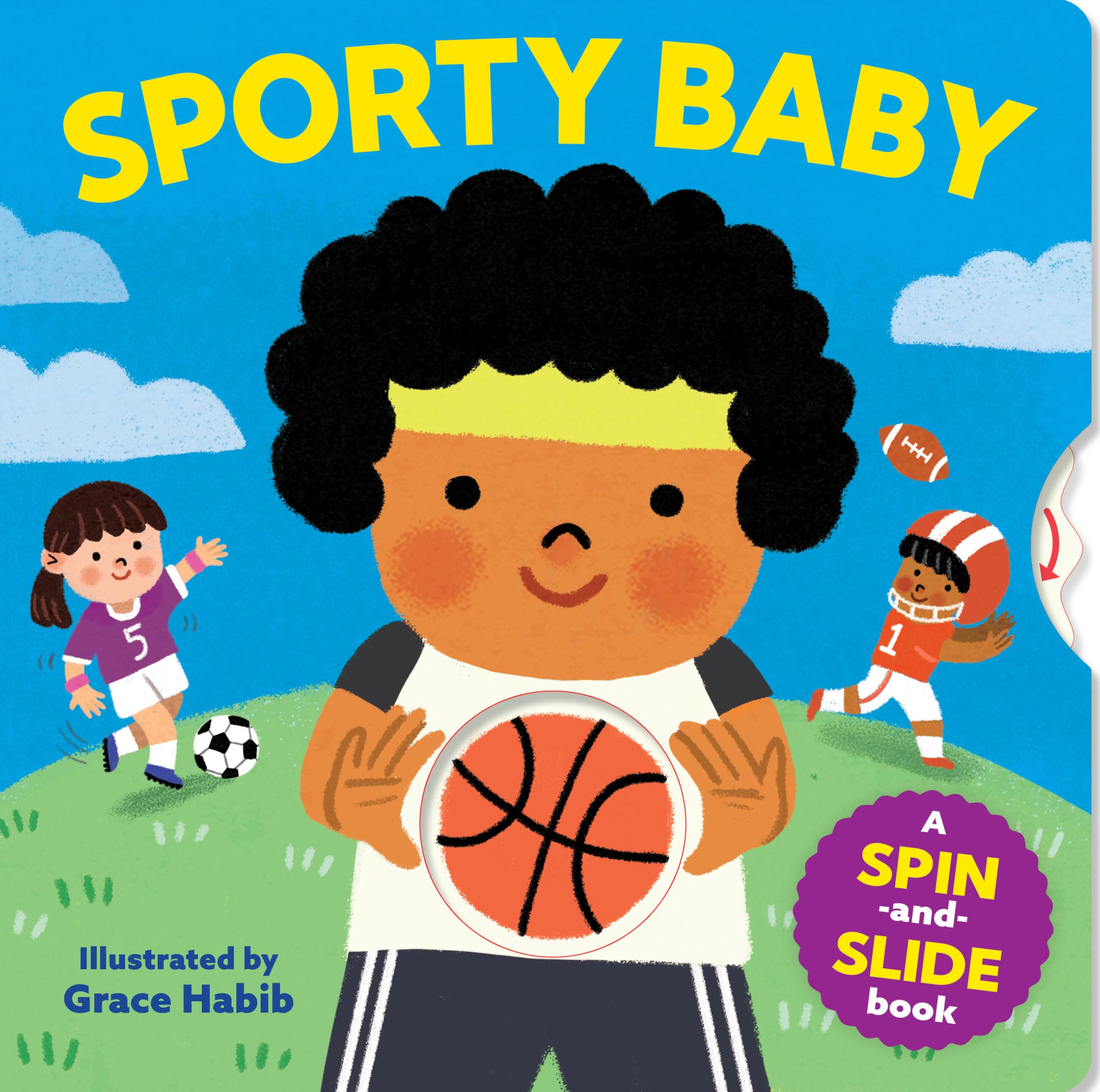 Sporty Baby: A SpinAndSlide Book