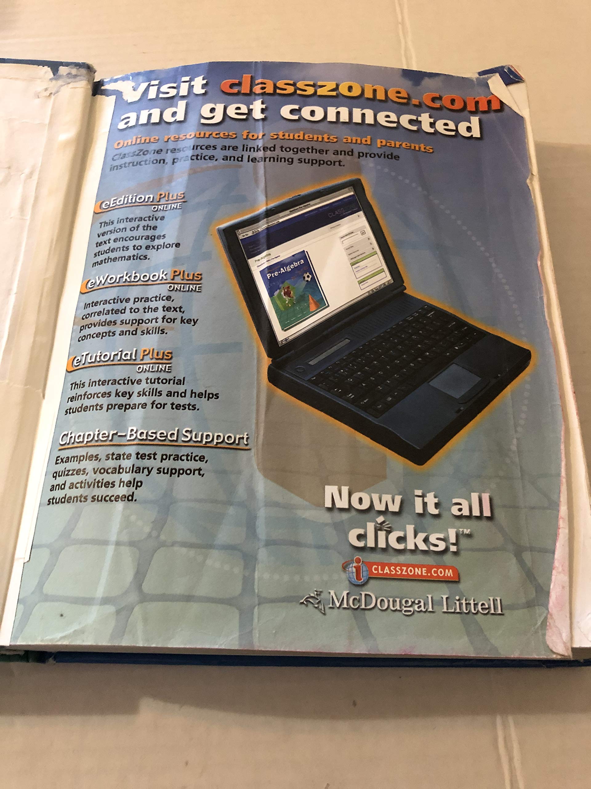 McDougal Littell PreAlgebra: Student Edition 2005,New