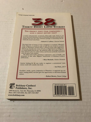 ThirtyEight Latin Stories Designed to Accompany Wheelock's Latin (Latin Edition),Used