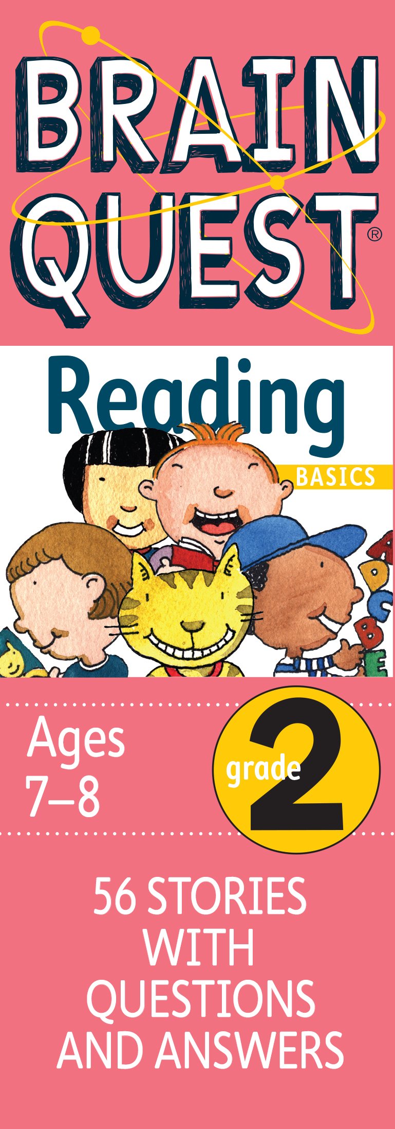 Brain Quest Grade 2 Reading: 56 Stories With Questions And Answers (Brain Quest Smart Cards)