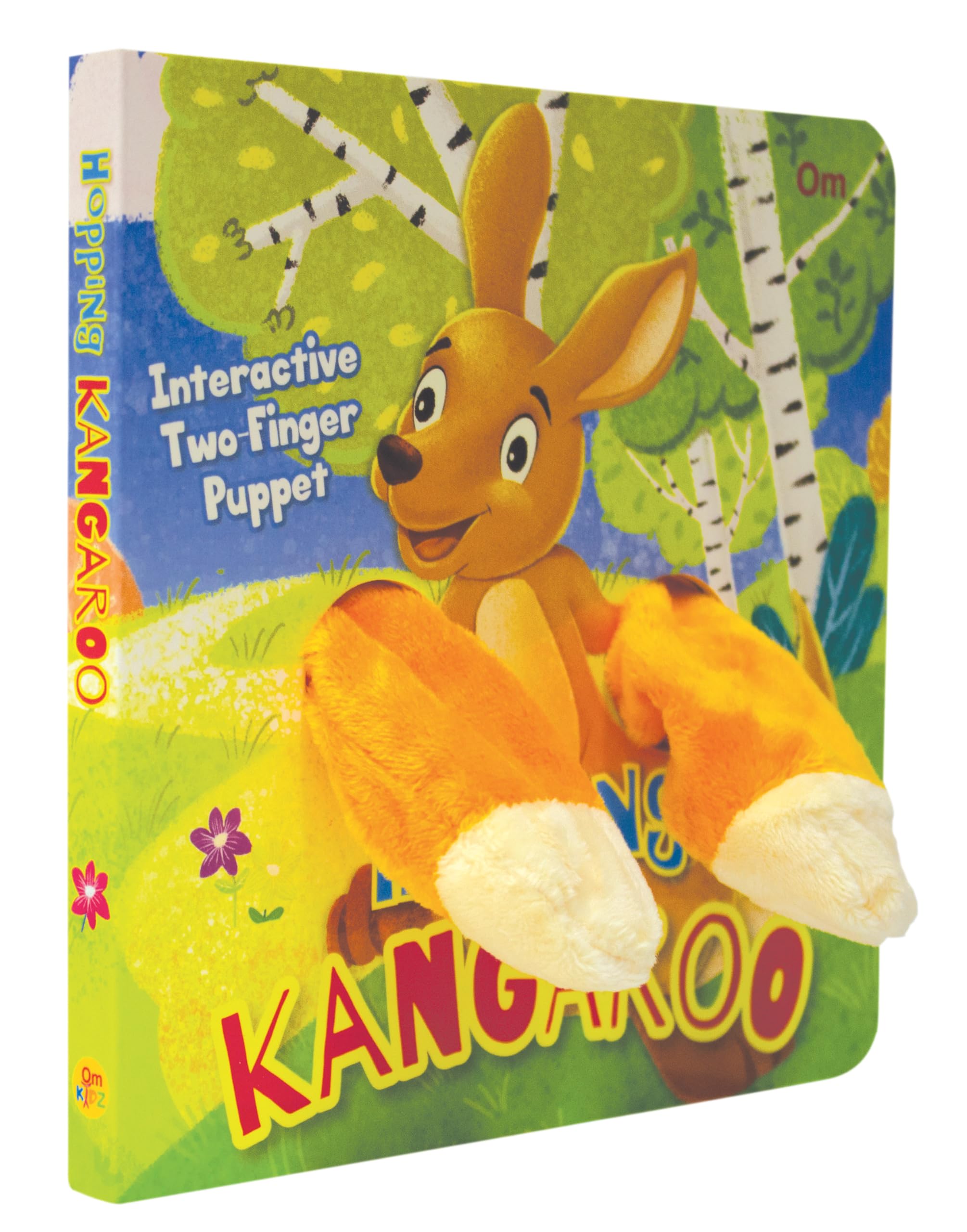 Hopping Kangaroo Finger Puppet Book For Children: Animal Finger Puppet Board Book For Babies | Fun Interactive Kangaroo Toy Book | Touch And Play Story | Animal-Themed Picture Book For Kids