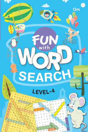 Fun With Word Search Level-4 - Word Puzzles Activity Books For Kids - Word Search Book With Solutions