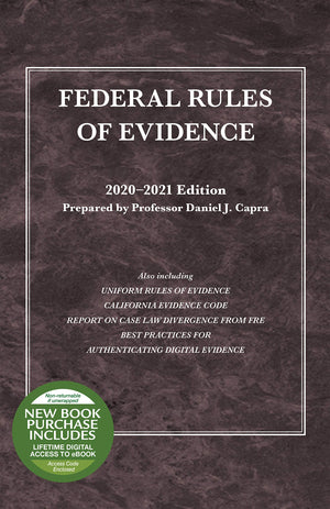 Federal Rules of Evidence, with Faigman Evidence Map, 20202021 Edition (Selected Statutes),Used