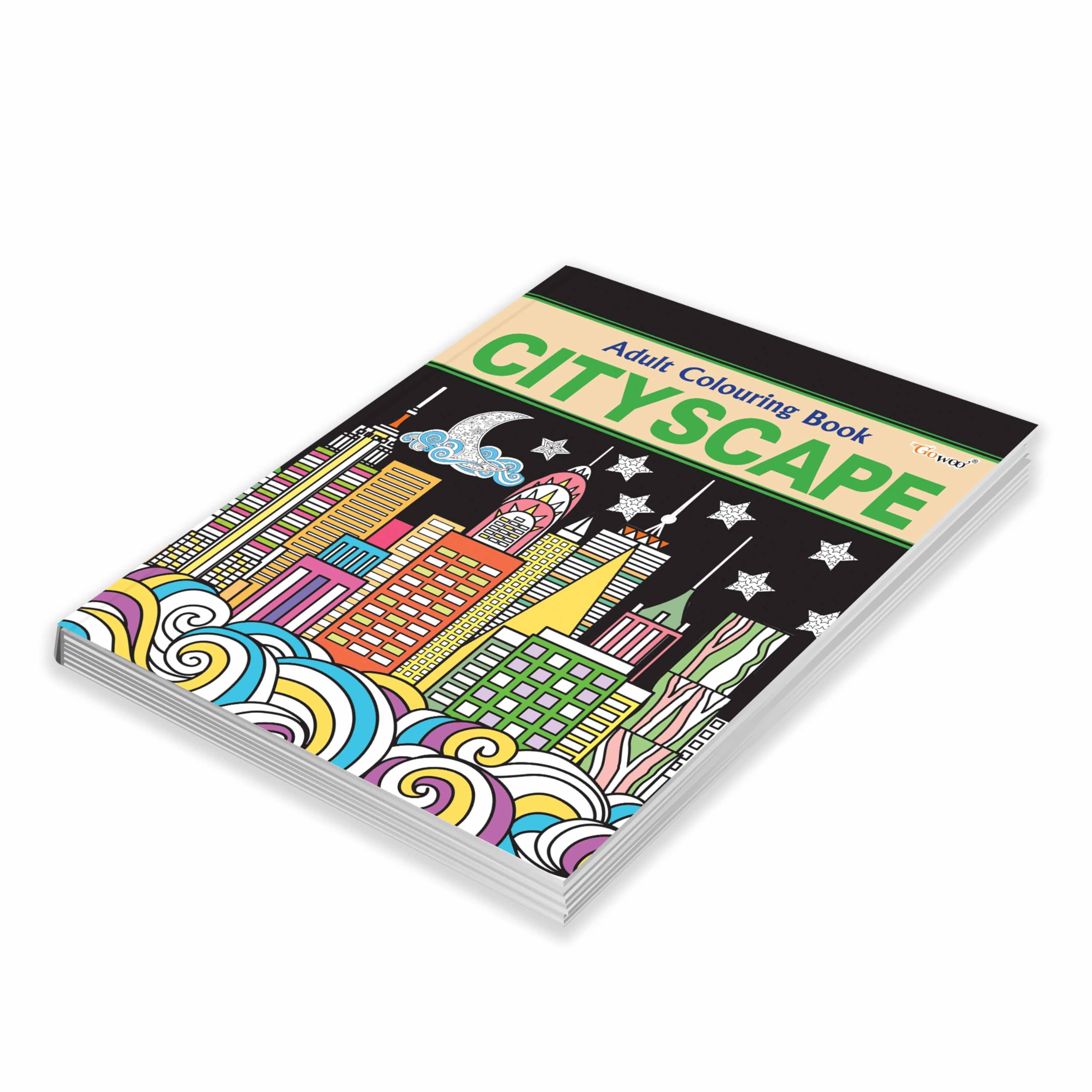 Cityscape - Adult Colouring Book : Coloring Book For Creative Minds, Relaxing Cityscape Patterns For Mindfulness, Creative Coloring Book For Adults