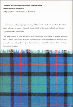 Surnames of Scotland : Their Origin, Meaning and History,Used