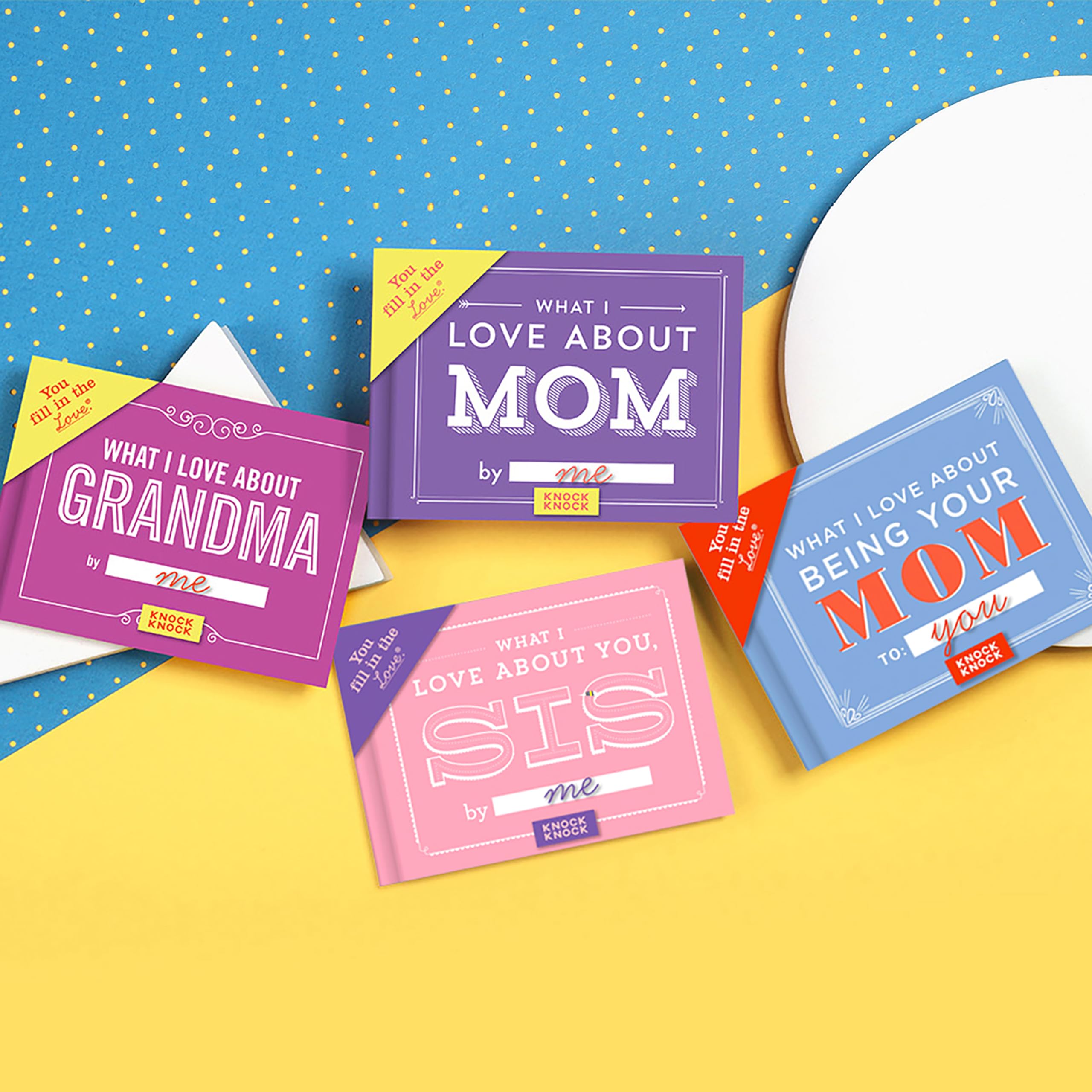 Knock Knock What I Love about Being Your Mom (for Daughter/Son) Fill in the Love Book FillintheBlank Gift Journal,Used