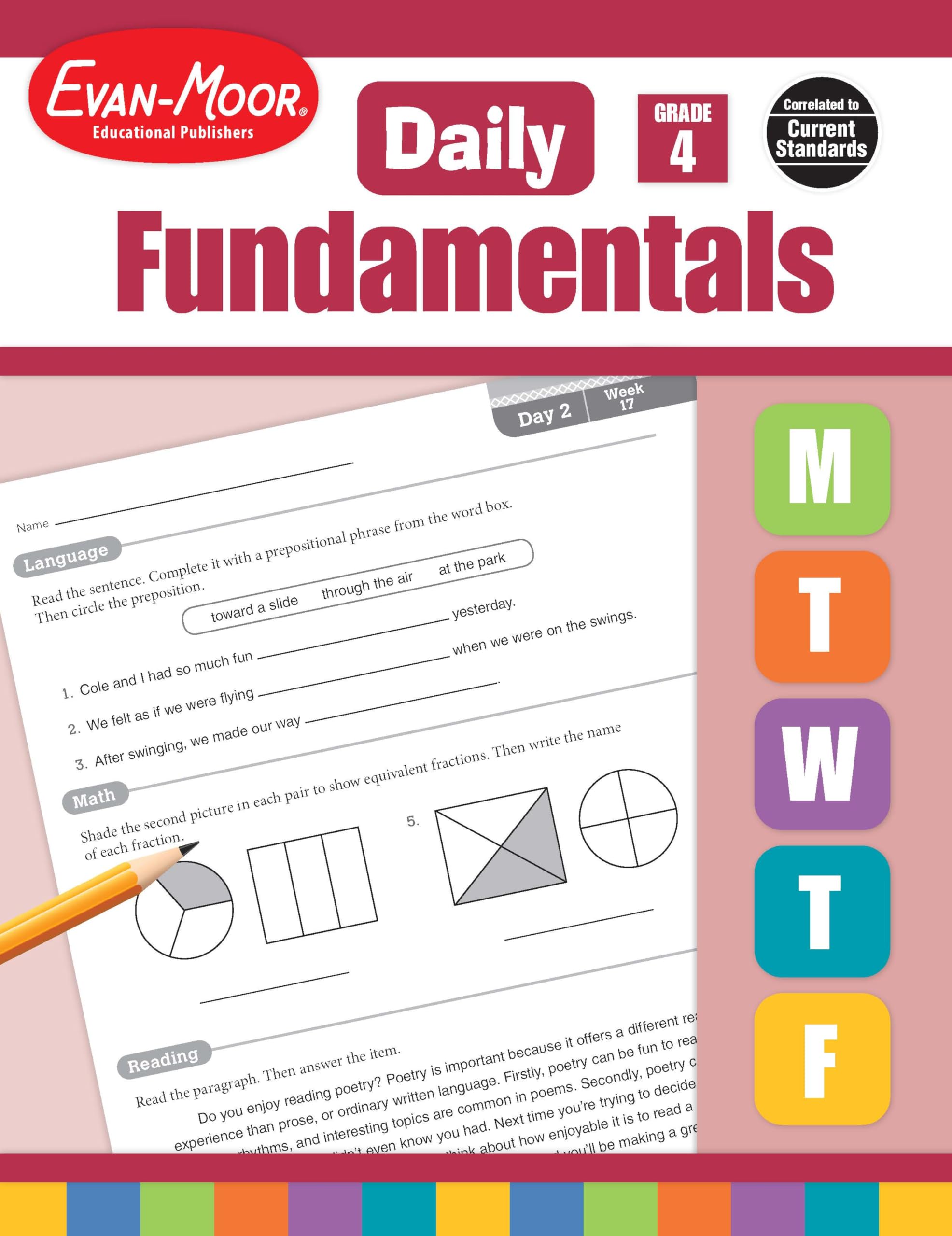 EvanMoor Daily Fundamentals, Grade 4,New