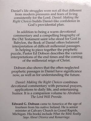 Daniel: Making the Right Choices,Used