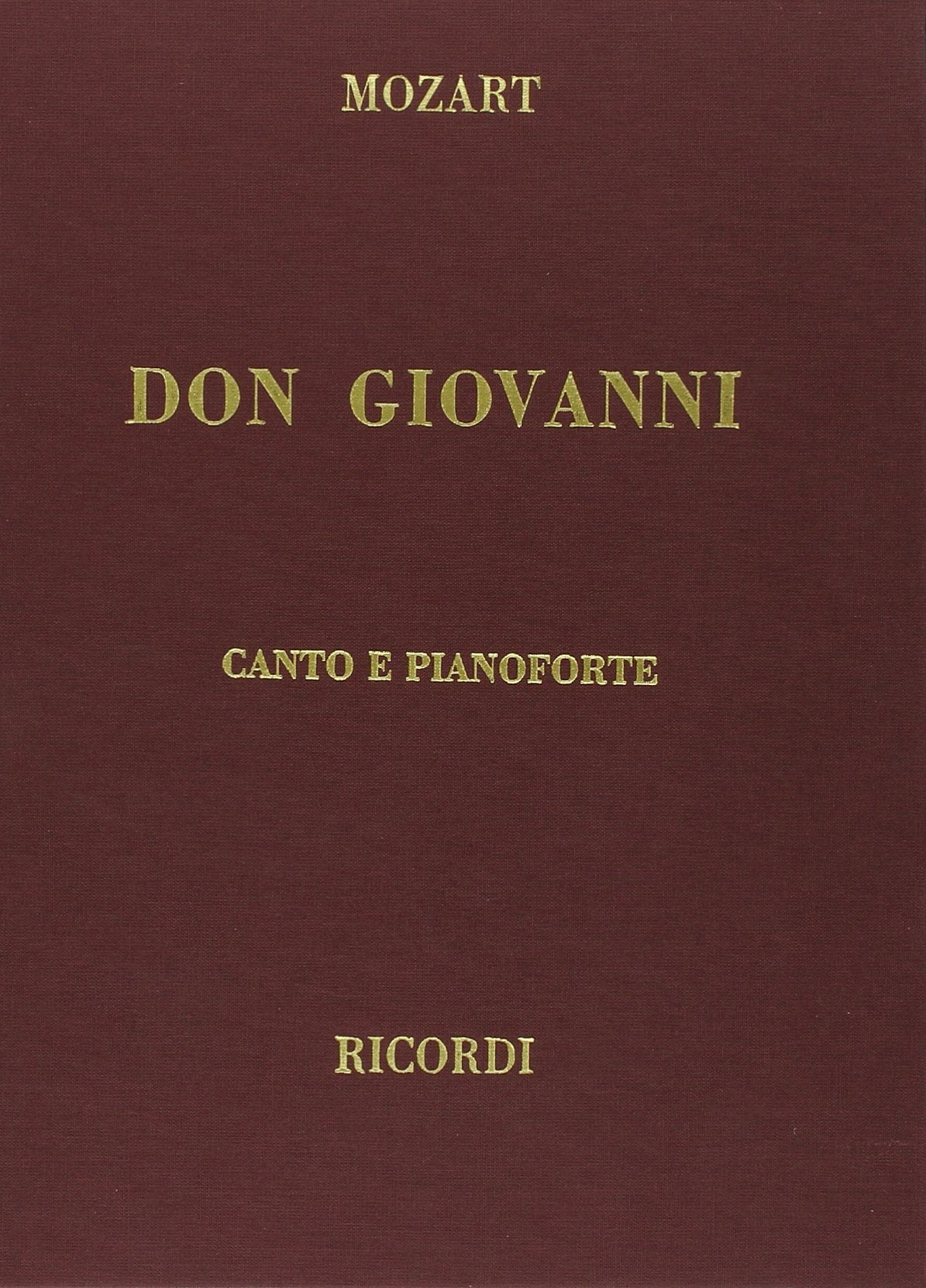 Don Giovanni, Clothbound, Italian only: Vocal Score,Used