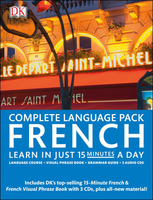 Complete French Pack: Learn in Just 15 Minutes a Day (Complete Language Pack),Used