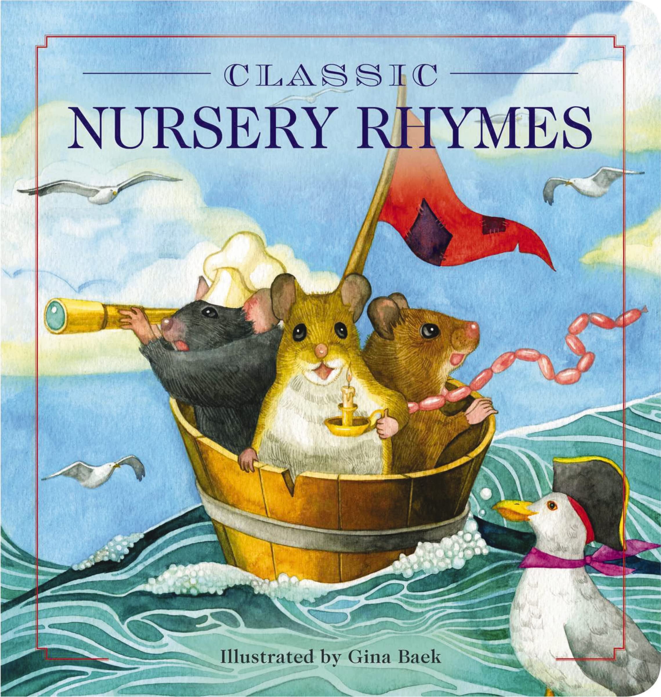 Classic Nursery Rhymes Oversized Padded Board Book: A Collection of Limericks and Rhymes for Children! (Oversized Padded Board B,Used