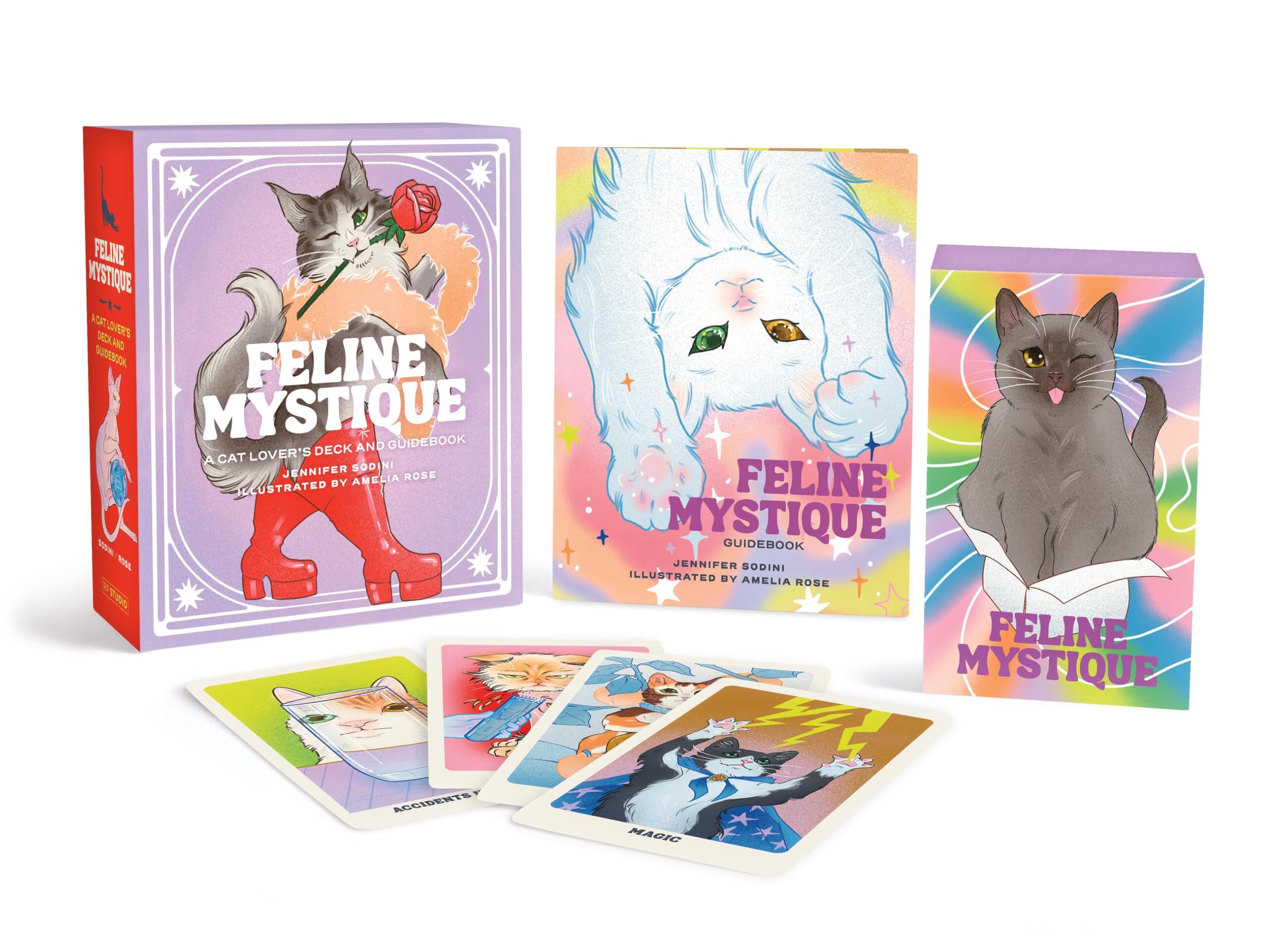 Feline Mystique: A Cat LoverS Deck And Guidebook