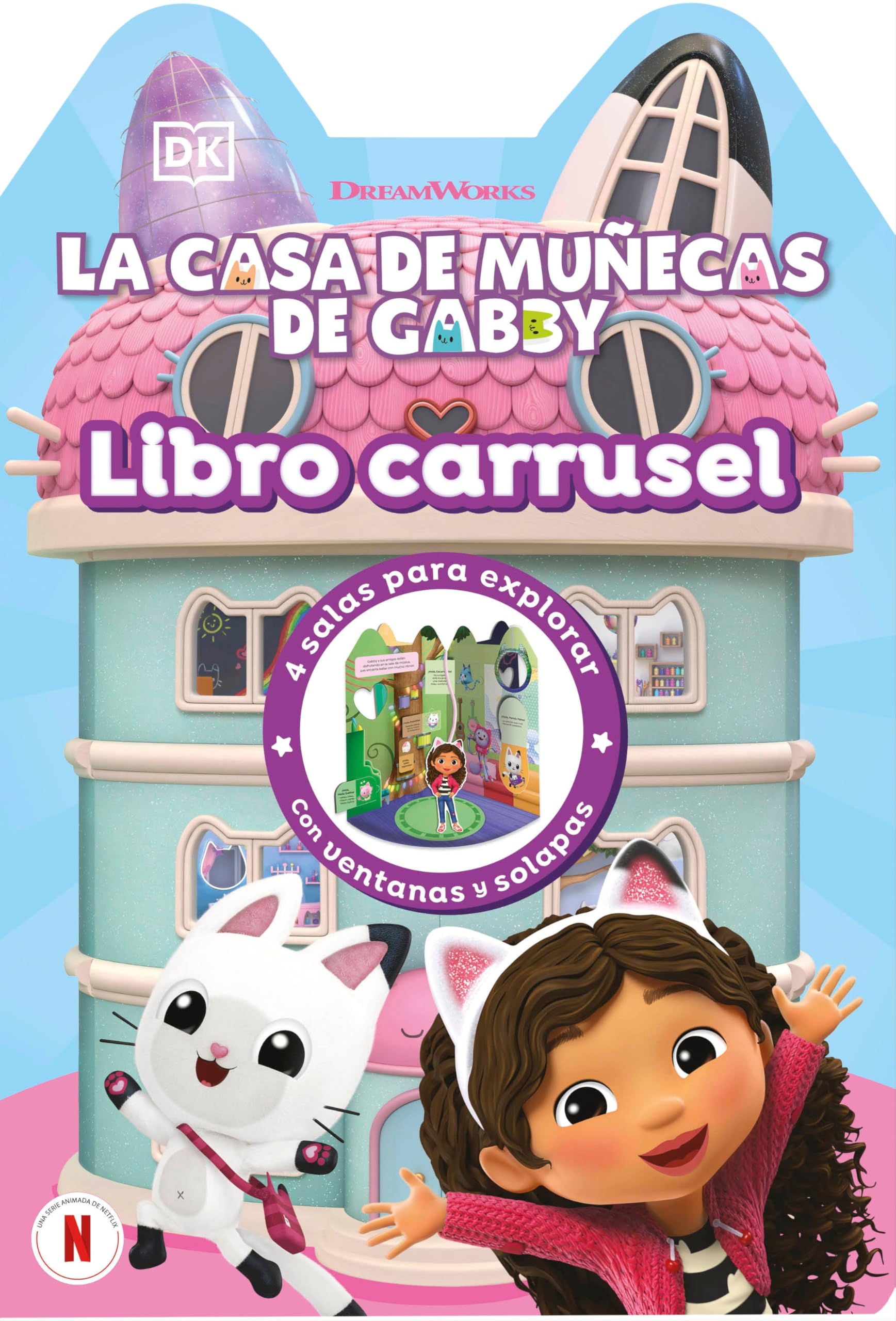 La Casa De Muecas De Gabby (GabbyS Dollhouse Playbook): Libro Carrusel (Spanish Edition)