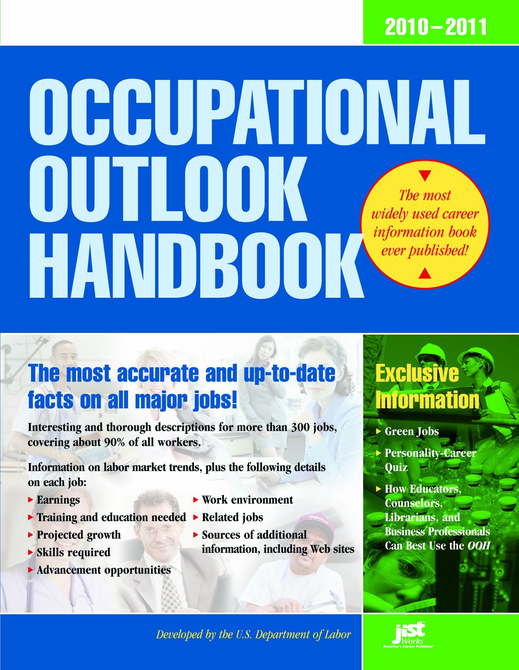 Occupational Outlook Handbook 20102011,Used