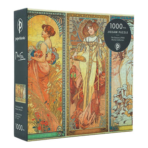 Paperblanks | The Seasons (1900) | Mucha Collection | Jigsaw Puzzle | 1000 Pieces