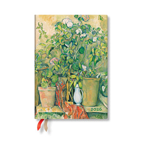 Paperblanks | 2026 CezanneS Terracotta Pots And Flowers | CezanneS Terracotta Pots And Flowers | 12Month Planner | Midi | D