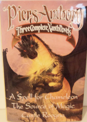 Three Complete Xanth Novels: A Spell for Chameleon; The Source of Magic; Castle Roogna,Used