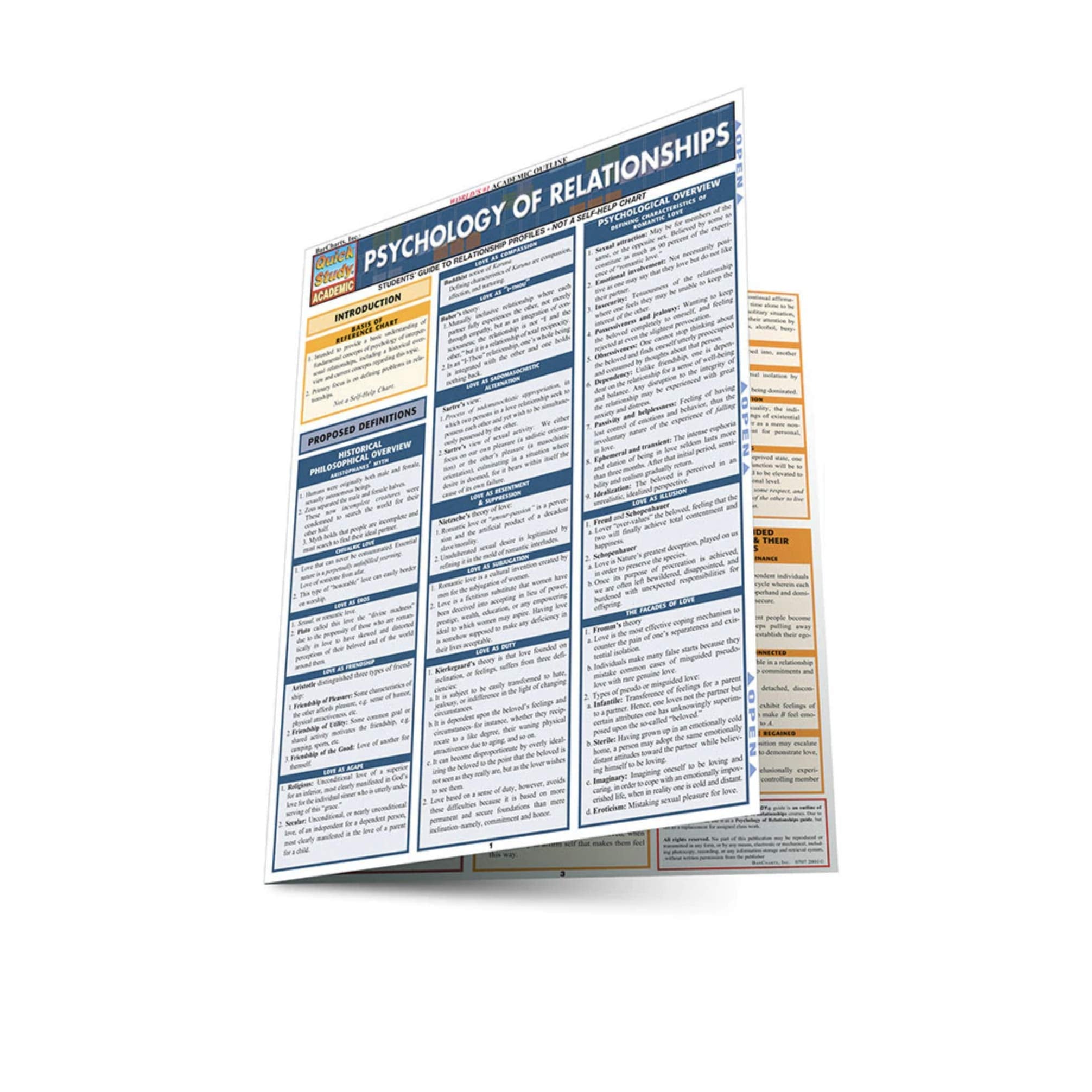 Psychology Of Relationships (Quick Study: Academic),Used