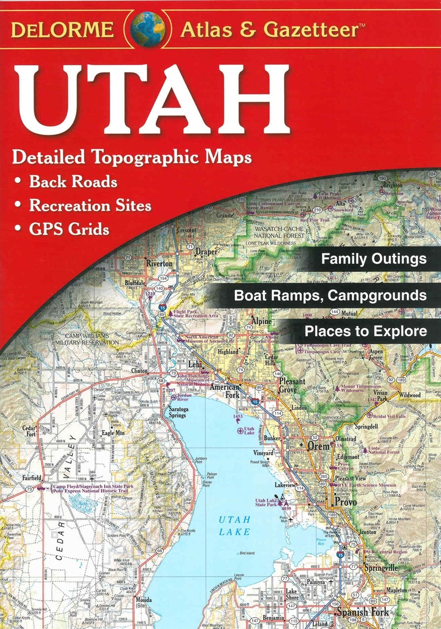 Utah Atlas & Gazetteer (6Th Edition),Used