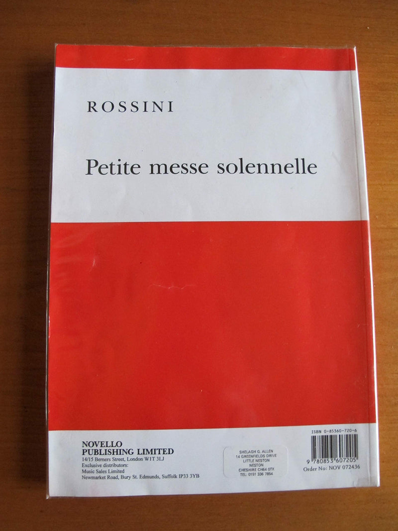 Petite Messe Solennelle,New