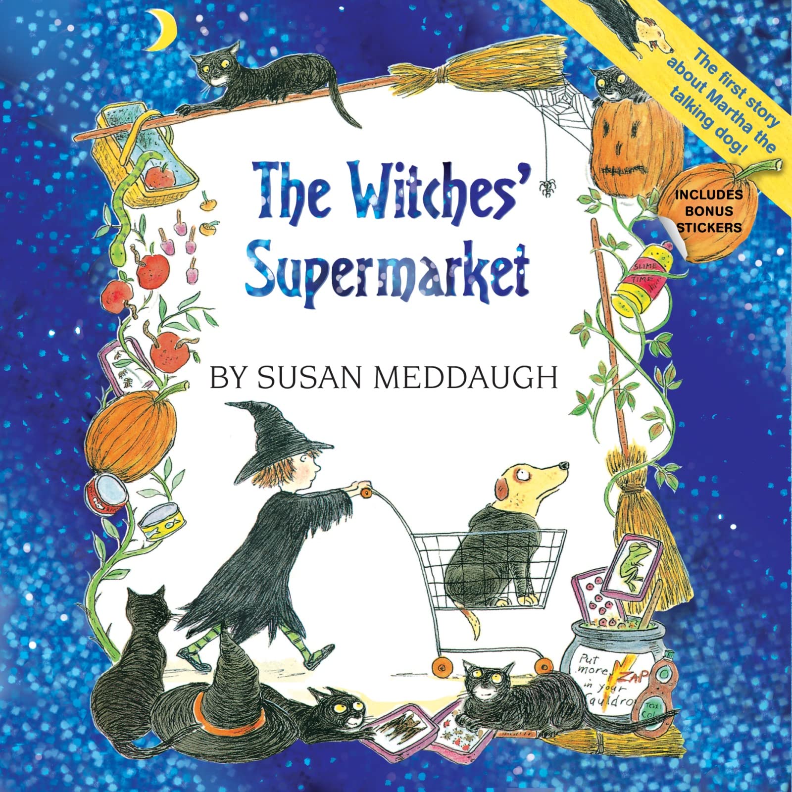 The Witches' Supermarket (8x8 with stickers) (Martha Speaks),Used