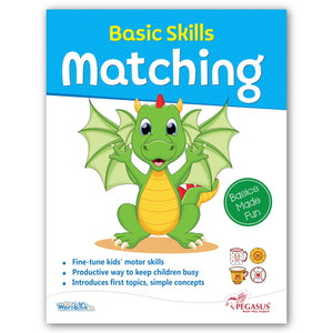 Matching Basic Skills Book For Kids 3+ | Fun Early Learning Activity Book With Shapes, Colors, Numbers & Patterns | Preschool Workbook | Best Educational Gift For Children