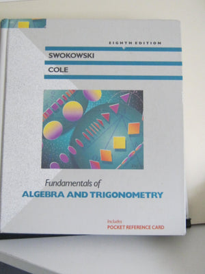 Fundamentals of Algebra and Trigonometry,Used