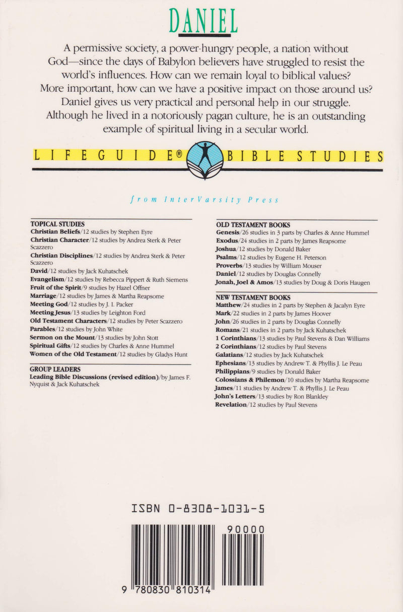Daniel: Spiritual Living in a Secular World: 12 Studies for Individuals or Groups (LifeGuide Bible Studies),Used