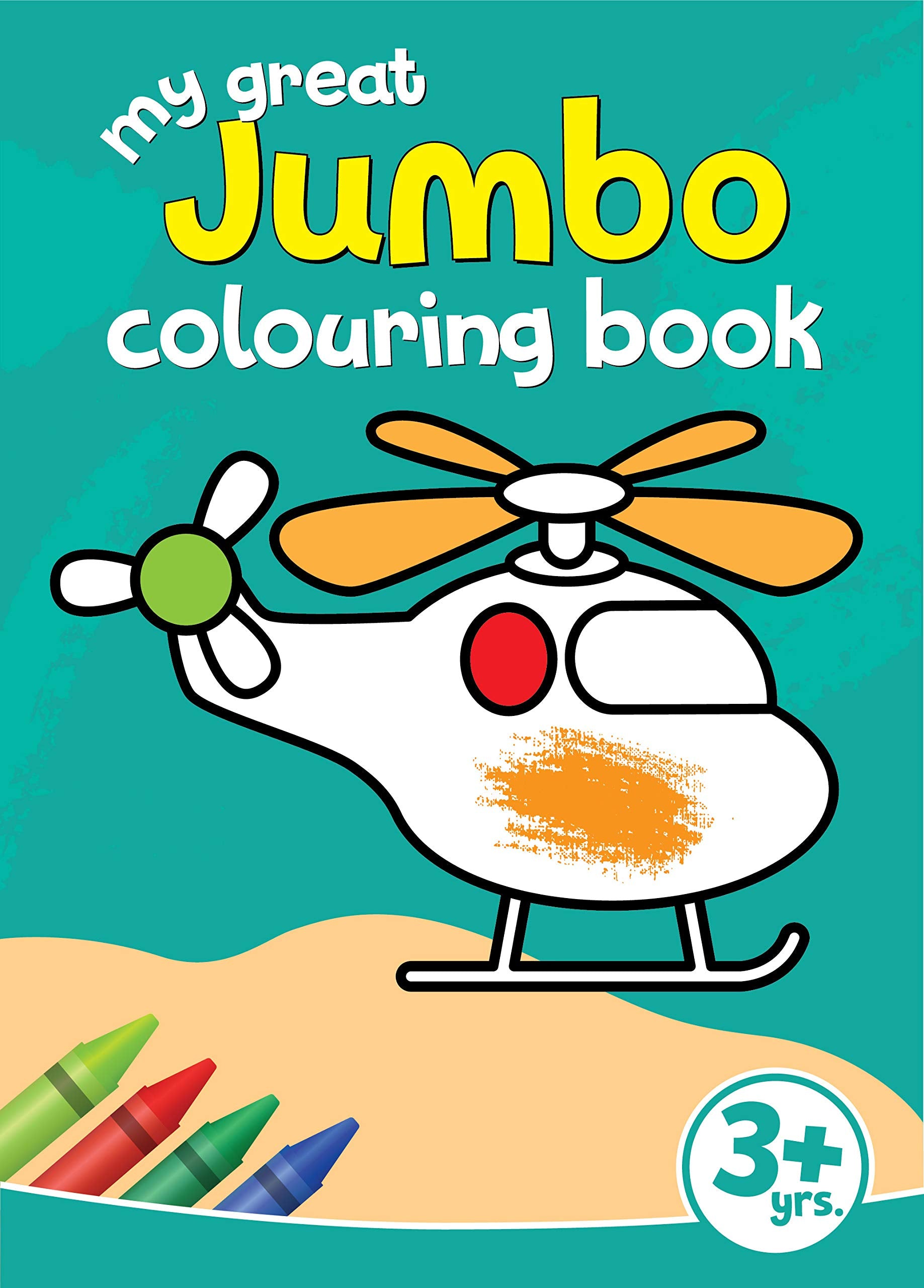My Great Jumbo Colouring Book: 80 Big Pictures To Colour