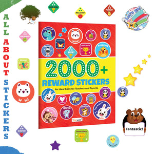 2000+ Reward Stickers : Kids Reward Stickers Book, Ultimate Stickers Book, Children All In One Sticker Book, Ideal For Teachers And Parents To Celebrate Achievements Of Kids