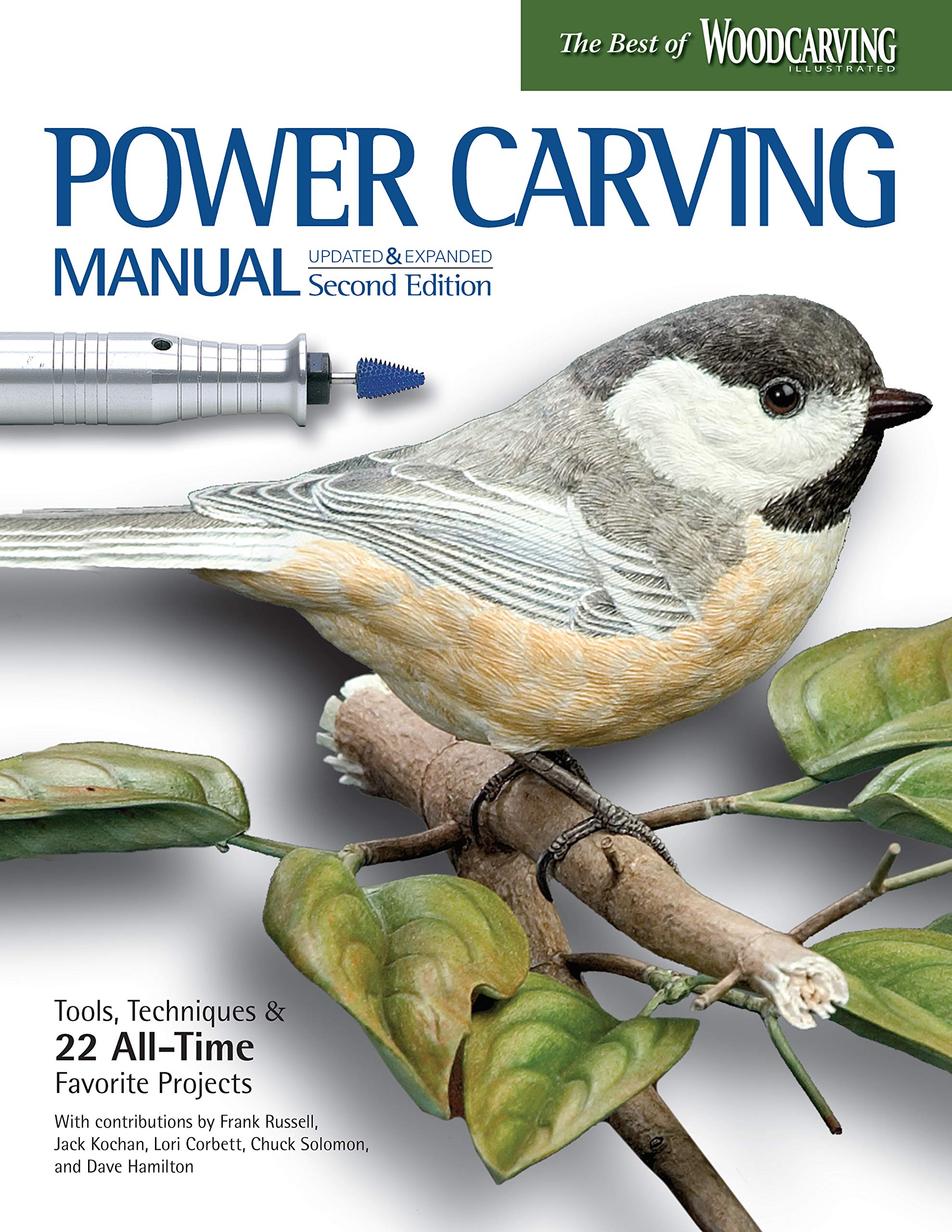 Power Carving Manual, Second Edition: Tools, Techniques, and 22 AllTime Favorite Projects (Fox Chapel Publishing) StepbyStep ,Used
