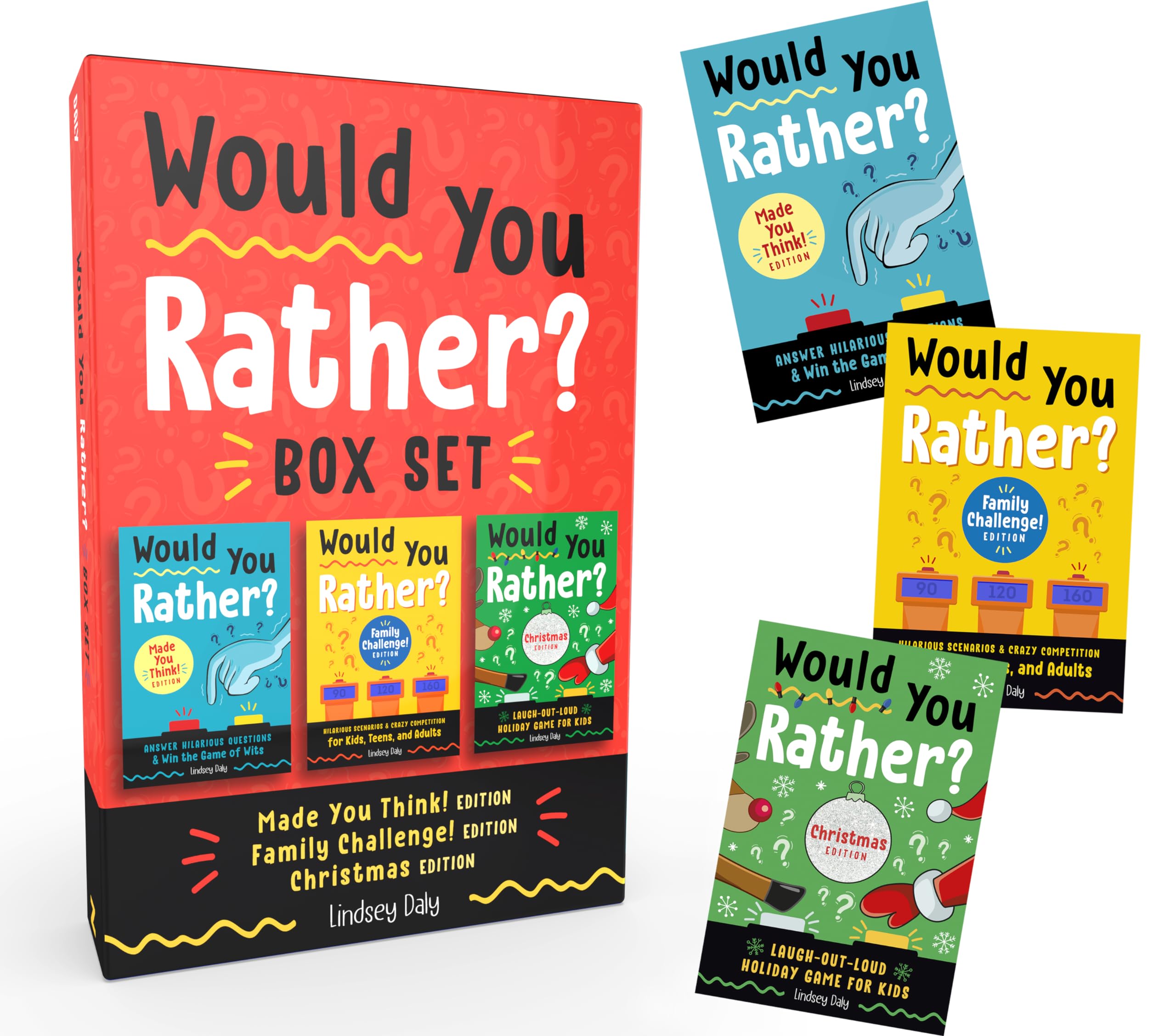 Would You Rather? Box Set: 3 Book Bundle For Ages 812 (Perfect Christmas Gift And Stocking Stuffer For Kids),Used