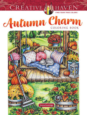 Creative Haven Autumn Charm Coloring Book (Adult Coloring Books: Seasons)