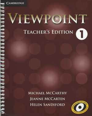Viewpoint Level 1 Teacher's Edition with Assessment Audio CD/CDROM,Used