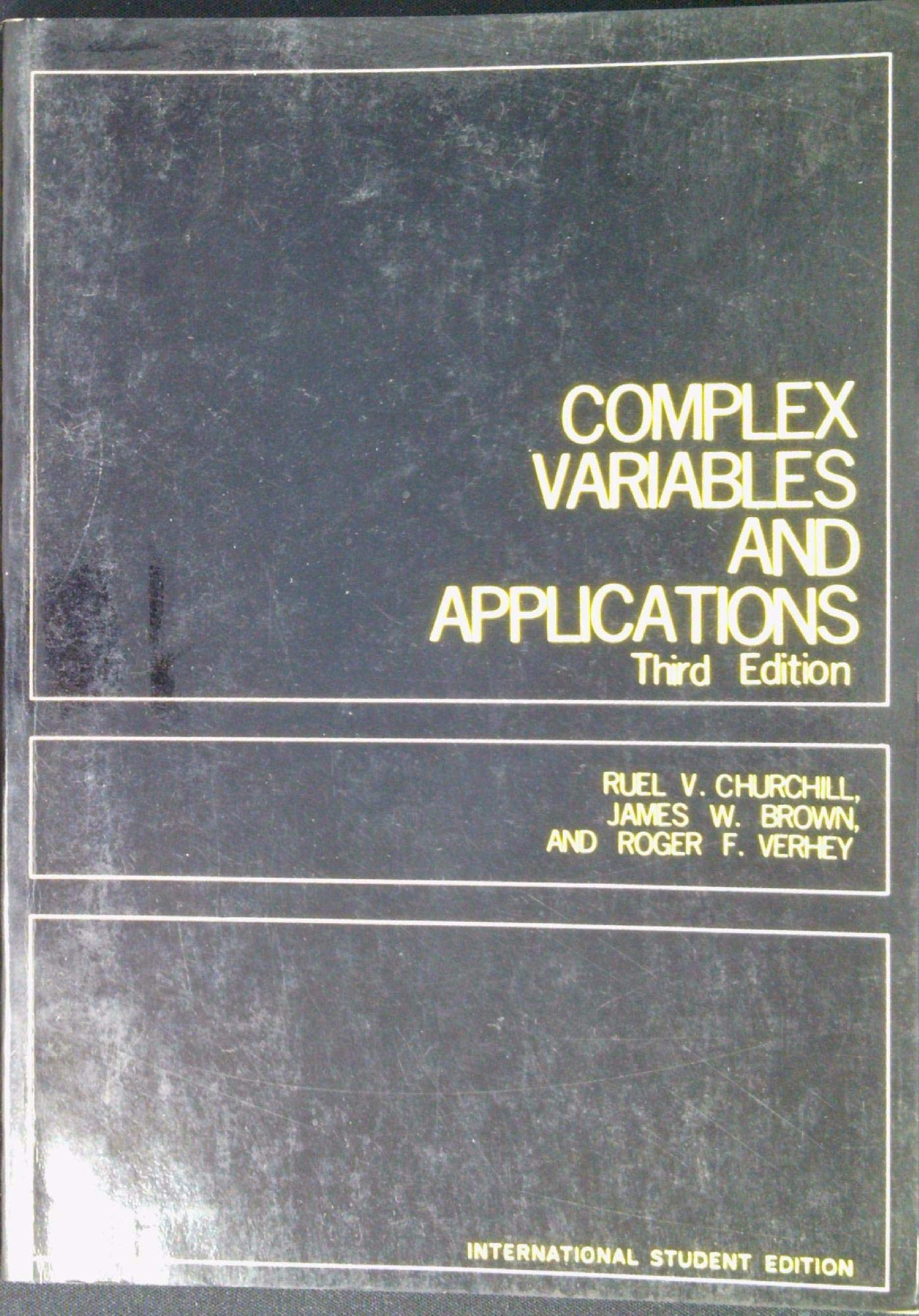 Complex Variables and Applications,New