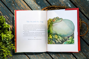 Aesop's Fables Hardcover: The Classic Edition by acclaimed illustrator, Charles Santore (Bedtime Stories With Moral Lessons) (Ch,Used