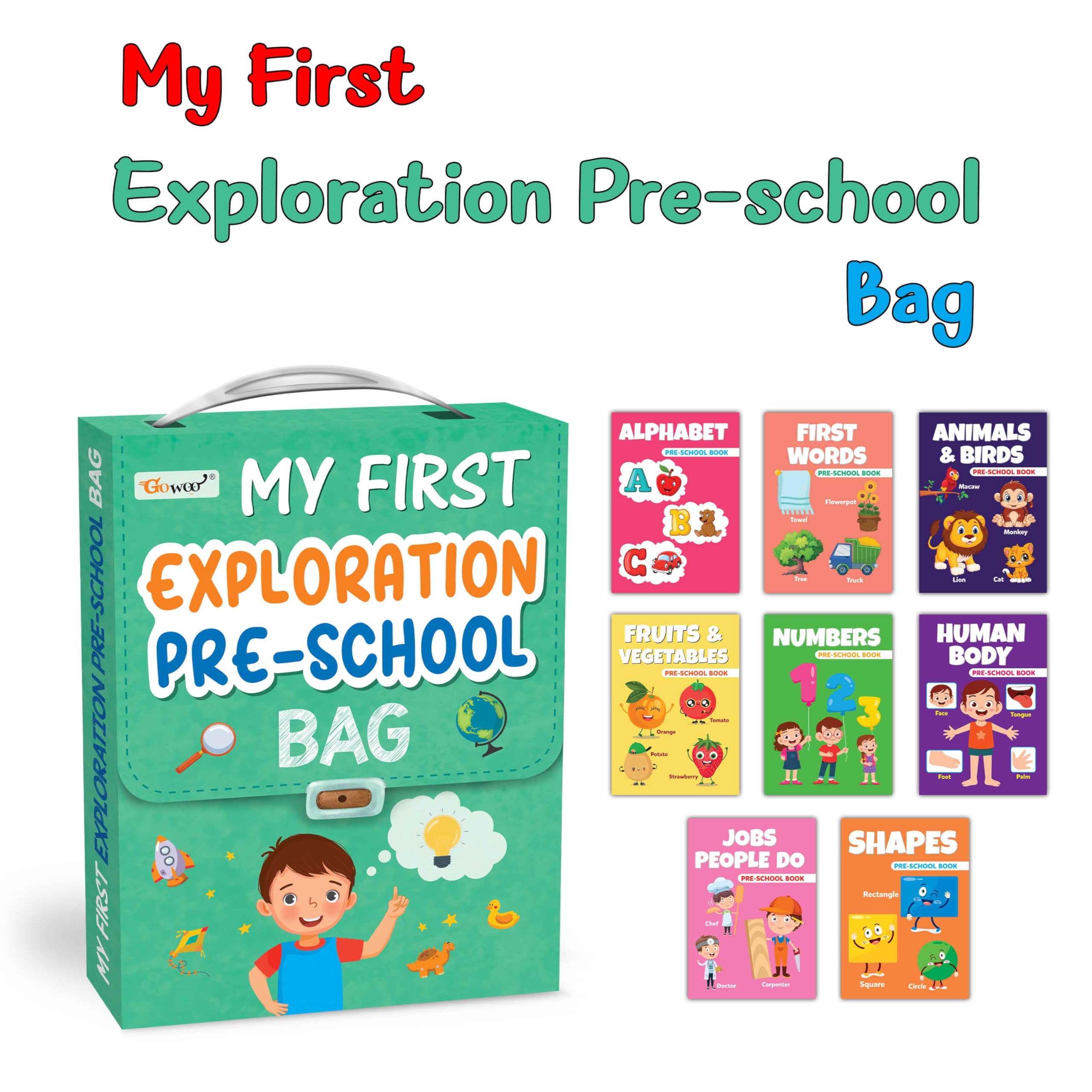My First Picture Library Box Of 8 (Pre-School Books) | Gift Set For Kids