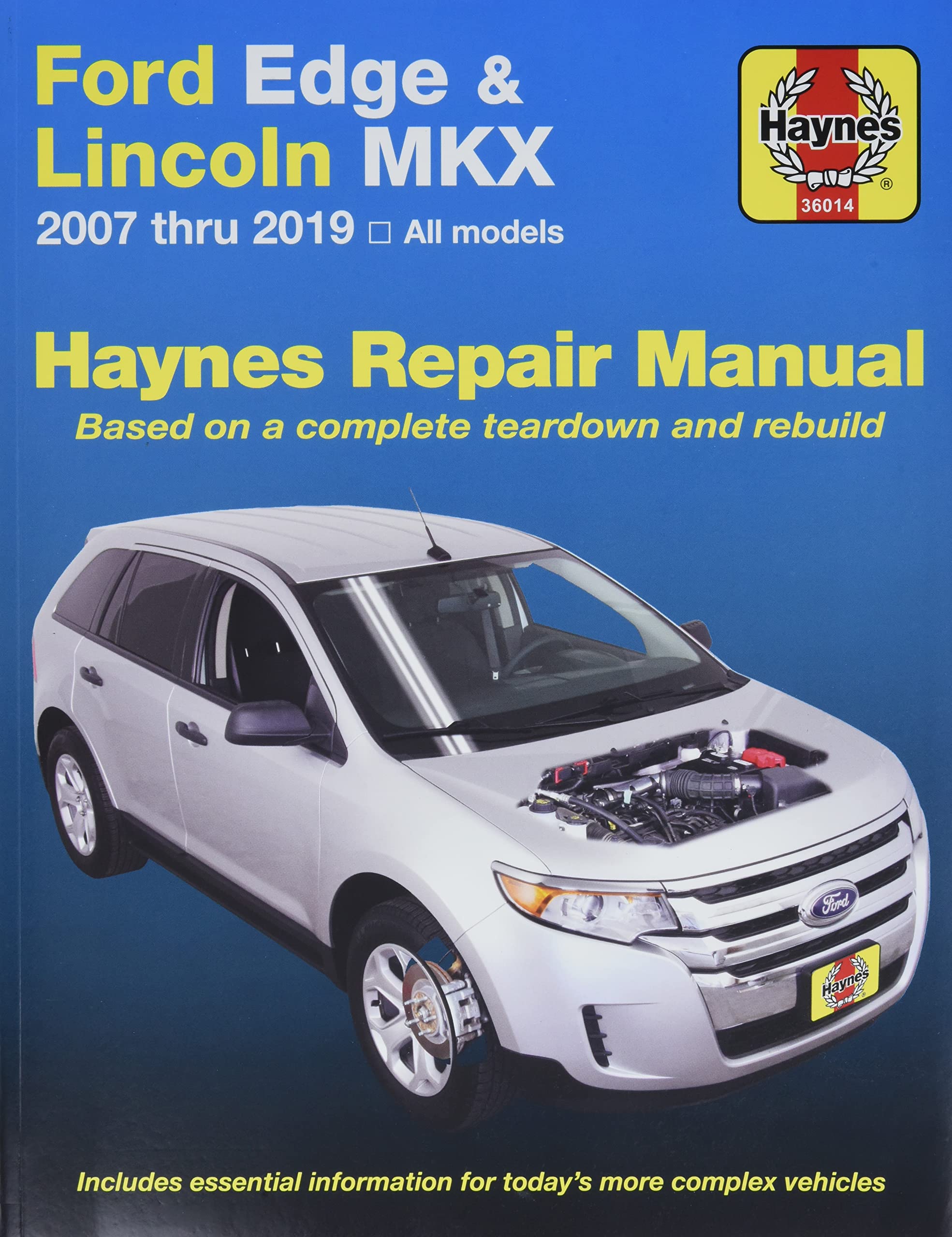 Ford Edge And Lincoln Mkx (0714) Haynes Repair Manual,New