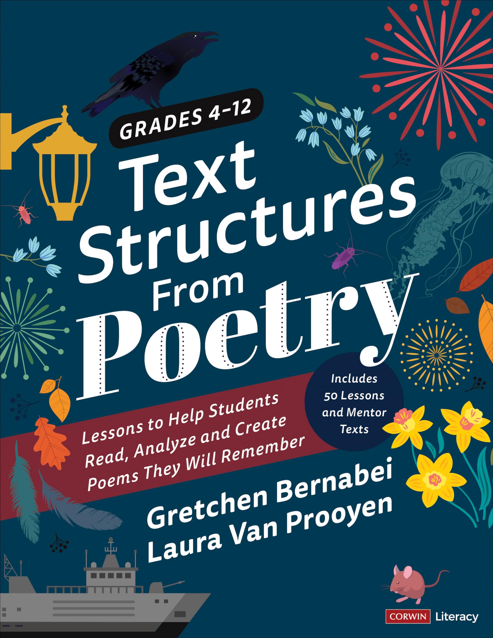 Text Structures From Poetry, Grades 412: Lessons to Help Students Read, Analyze, and Create Poems They Will Remember (Corwin Li,Used
