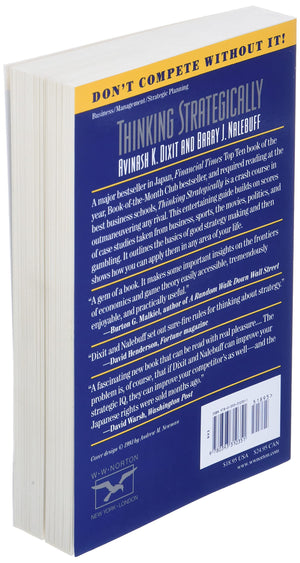 Thinking Strategically: The Competitive Edge In Business, Politics, And Everyday Life (Norton Paperback)-new