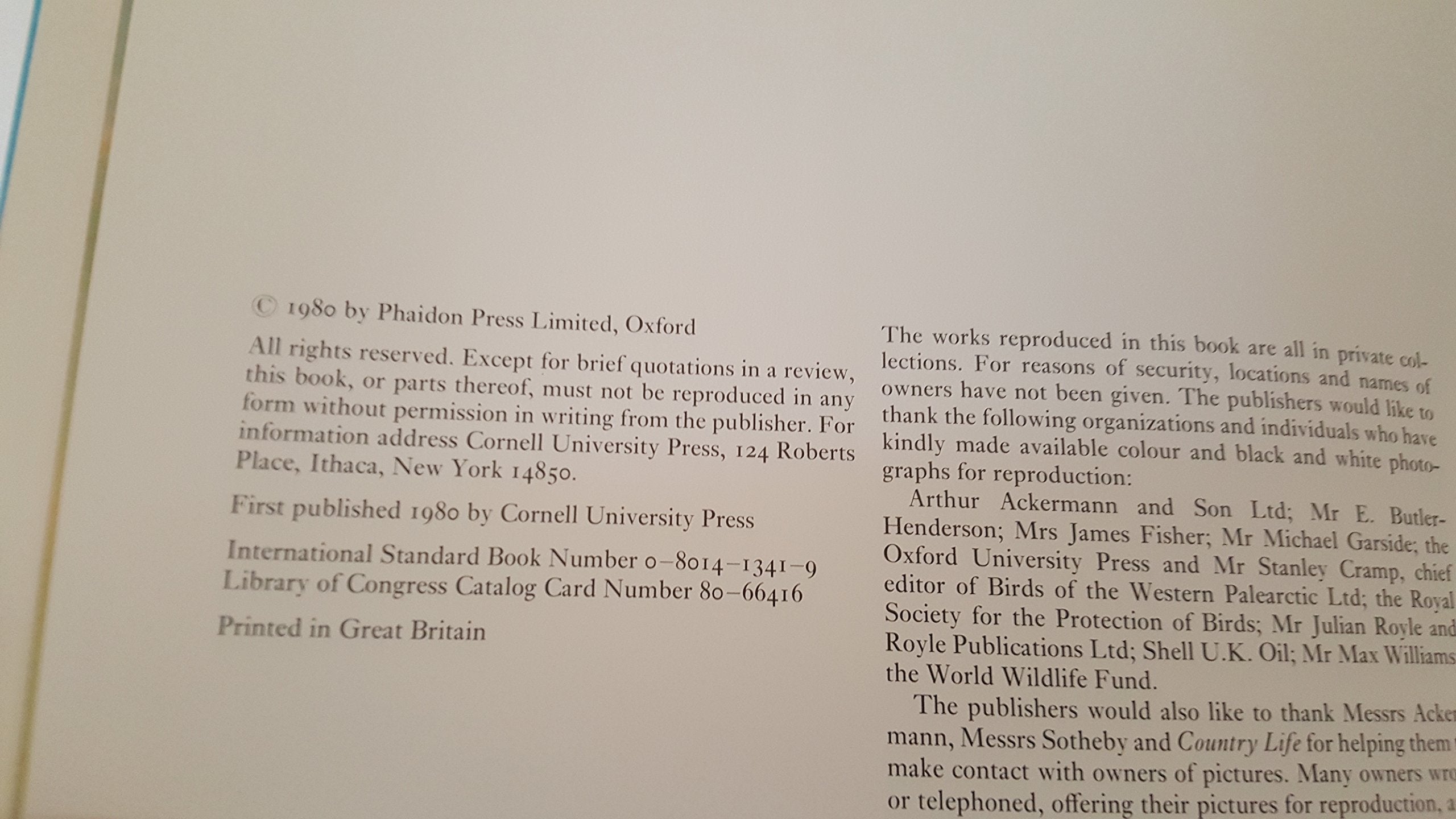 Observations of Wildlife,Used