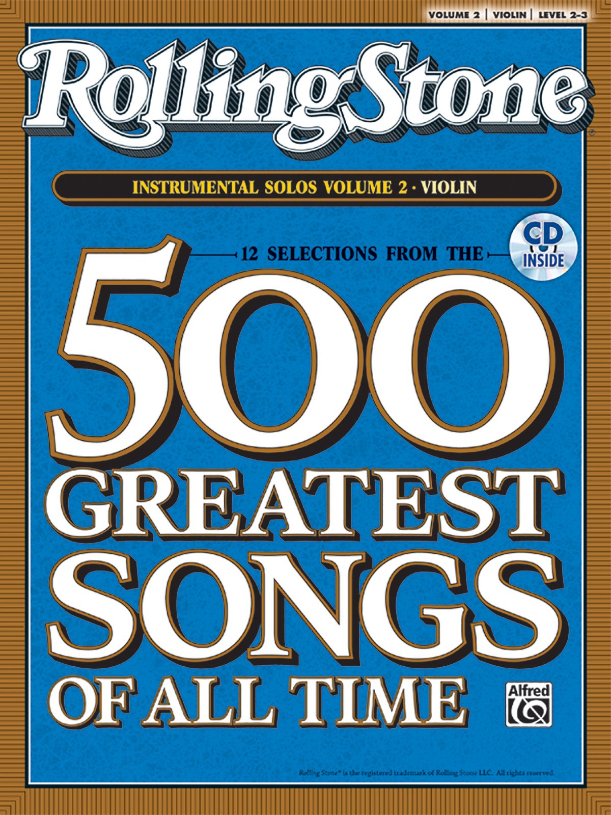 Selections from Rolling Stone Magazine's 500 Greatest Songs of All Time (Instrumental Solos for Strings), Vol 2: Violin, Book & ,Used